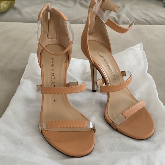 Heeled Leather Sandal - Picture 2 of 4